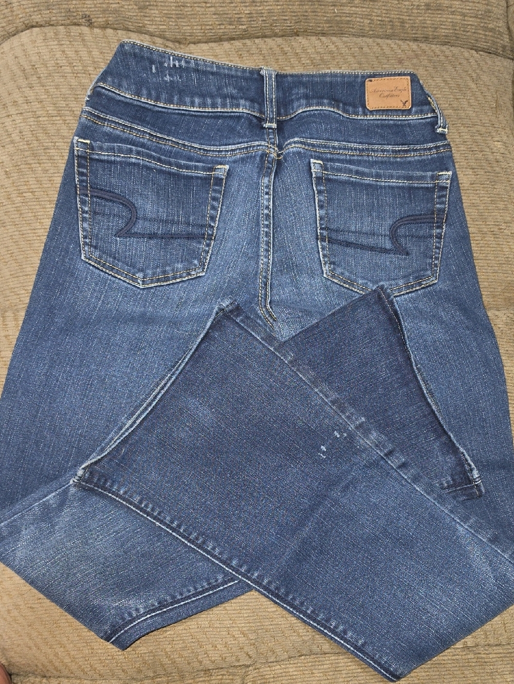 Women's Blue Denim Jeans - Classic Back Pocket Design